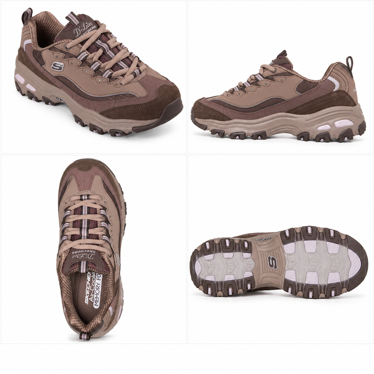 Pantofi Sport Damă Skechers 150872 Maro ciocolatiu