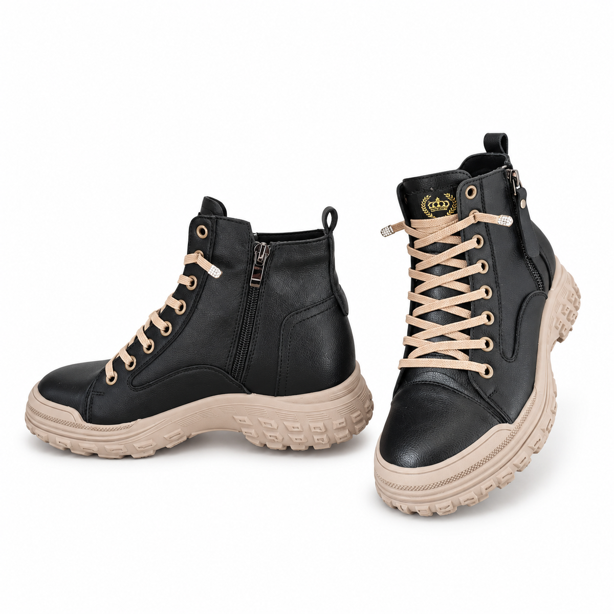 GHETE CASUAL DAMA FRANCO GERARDO 1292 NEGRE