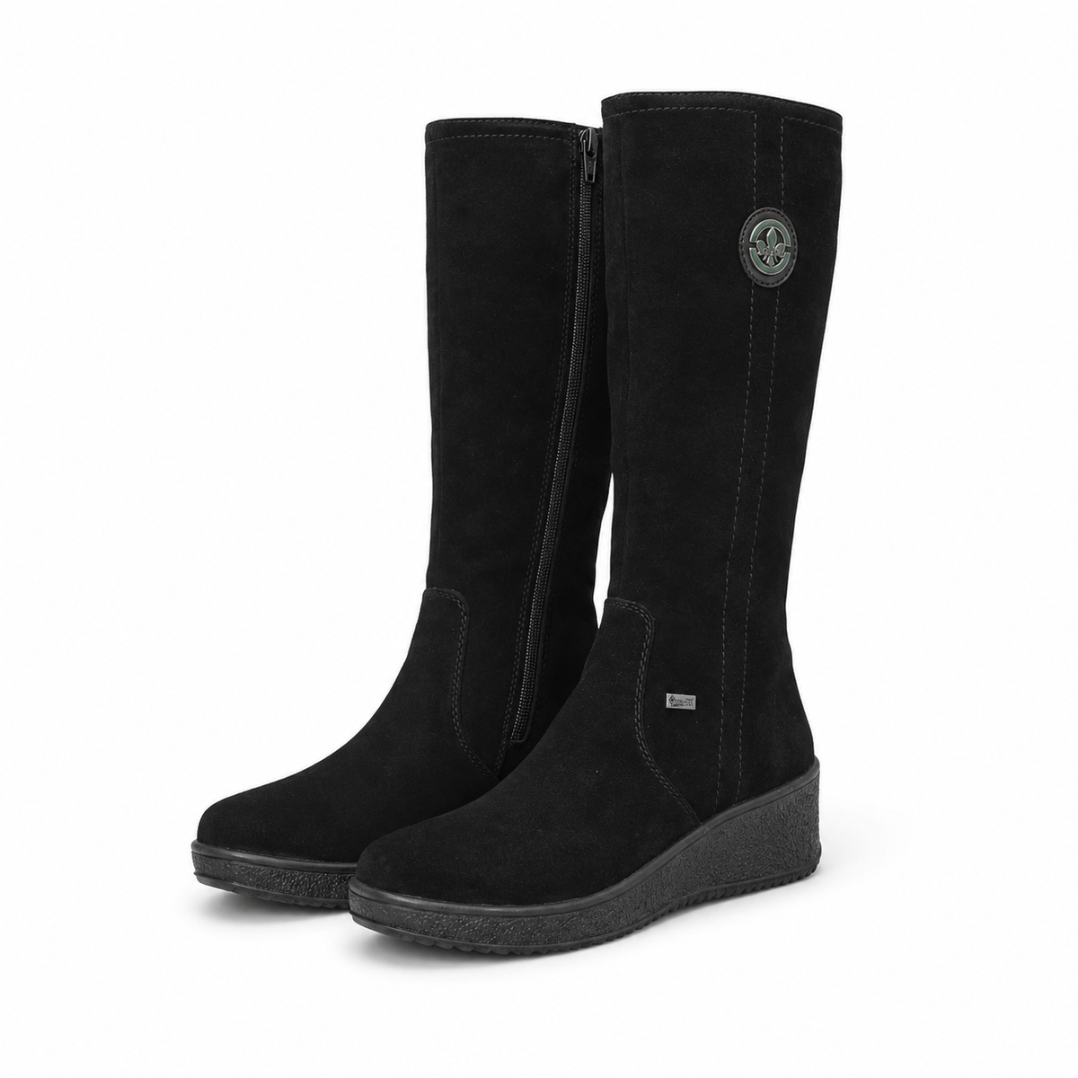 CIZME CASUAL DAMA RIEKER Y4470-00 NEGRE VELUR