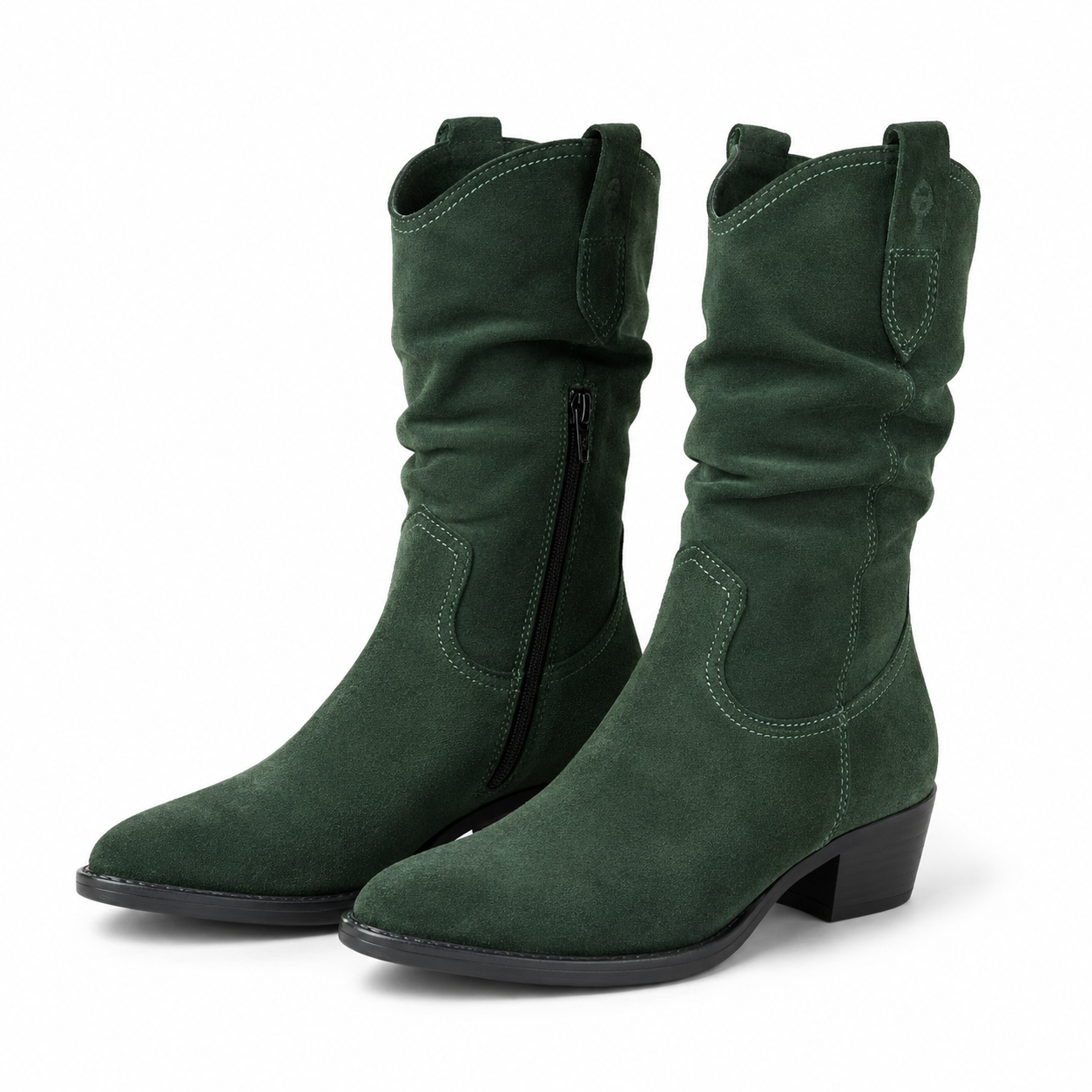 CIZME CASUAL DAMA TAMARIS 25701-41 VERZI VELUR
