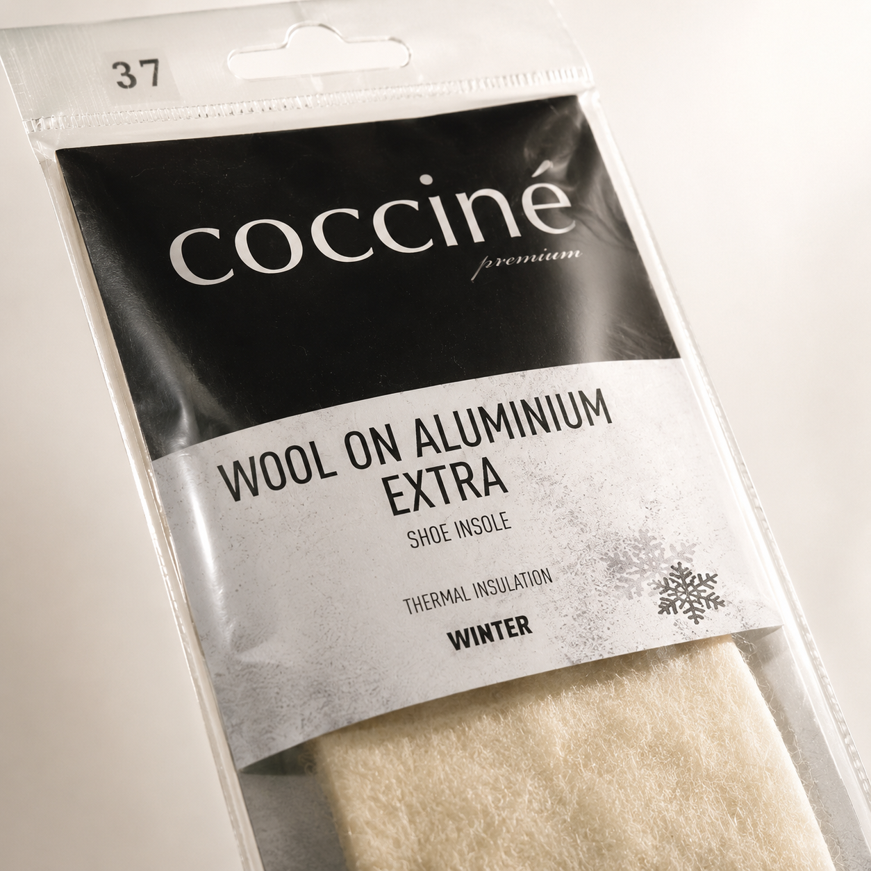 Coccine Branț Aluminium Extra cu Lână (iarnă) - Mărimea 37