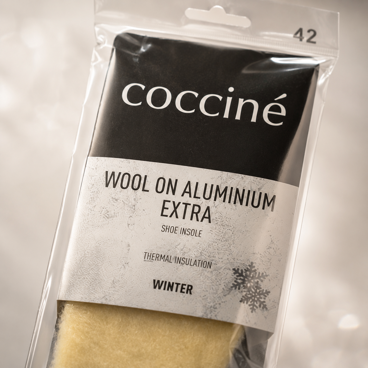 Coccine Branț Aluminium Extra cu Lână (iarnă) - Mărimea 42