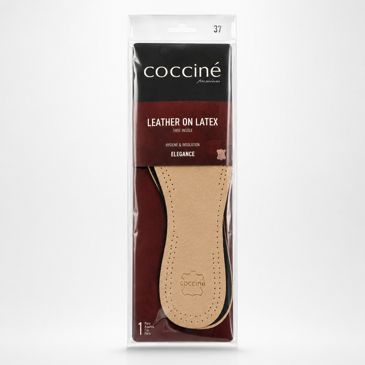 Coccine Branț Piele pe Latex Elegance - Mărimea 37 - imagine 2