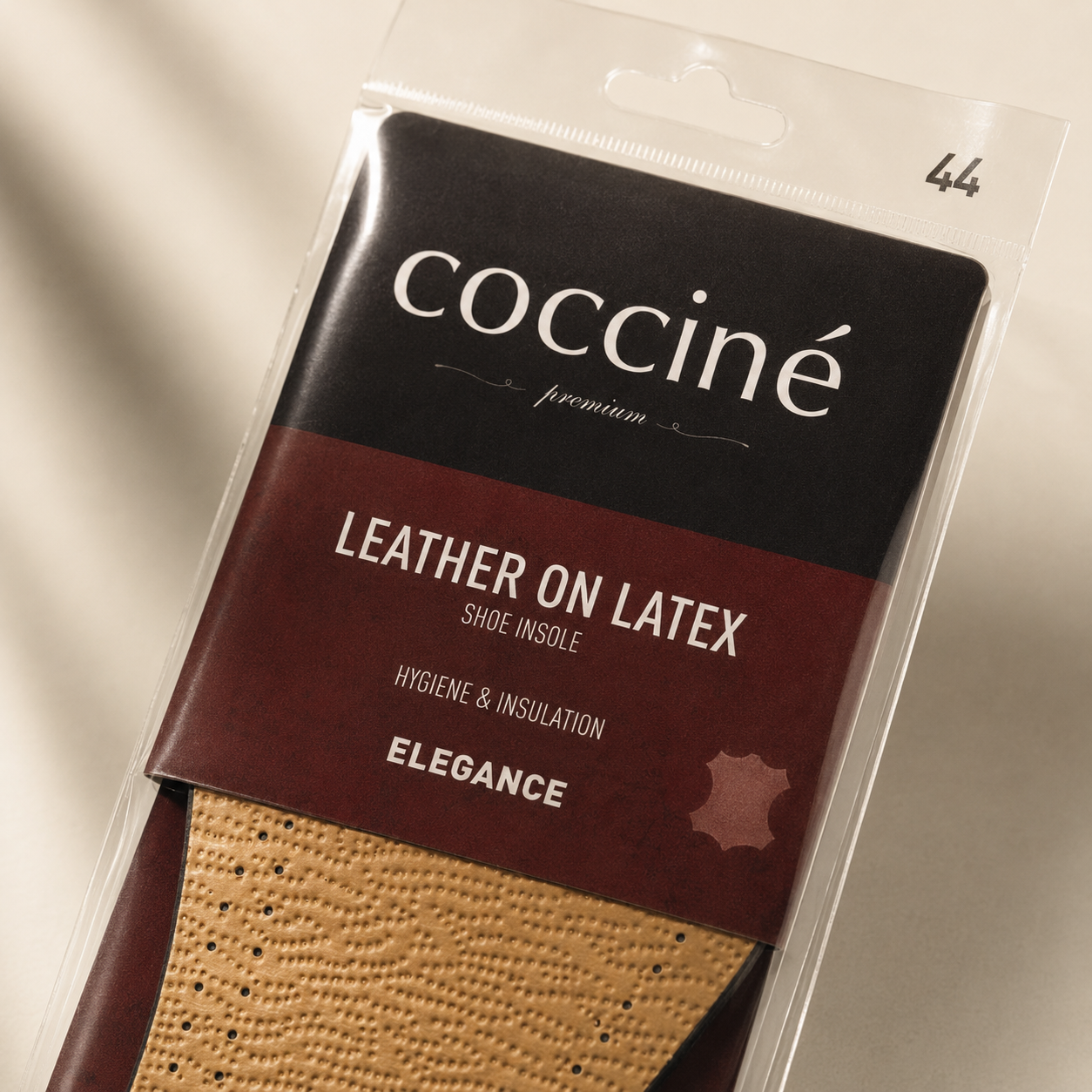 Coccine Branț Piele pe Latex Elegance - Mărimea 44
