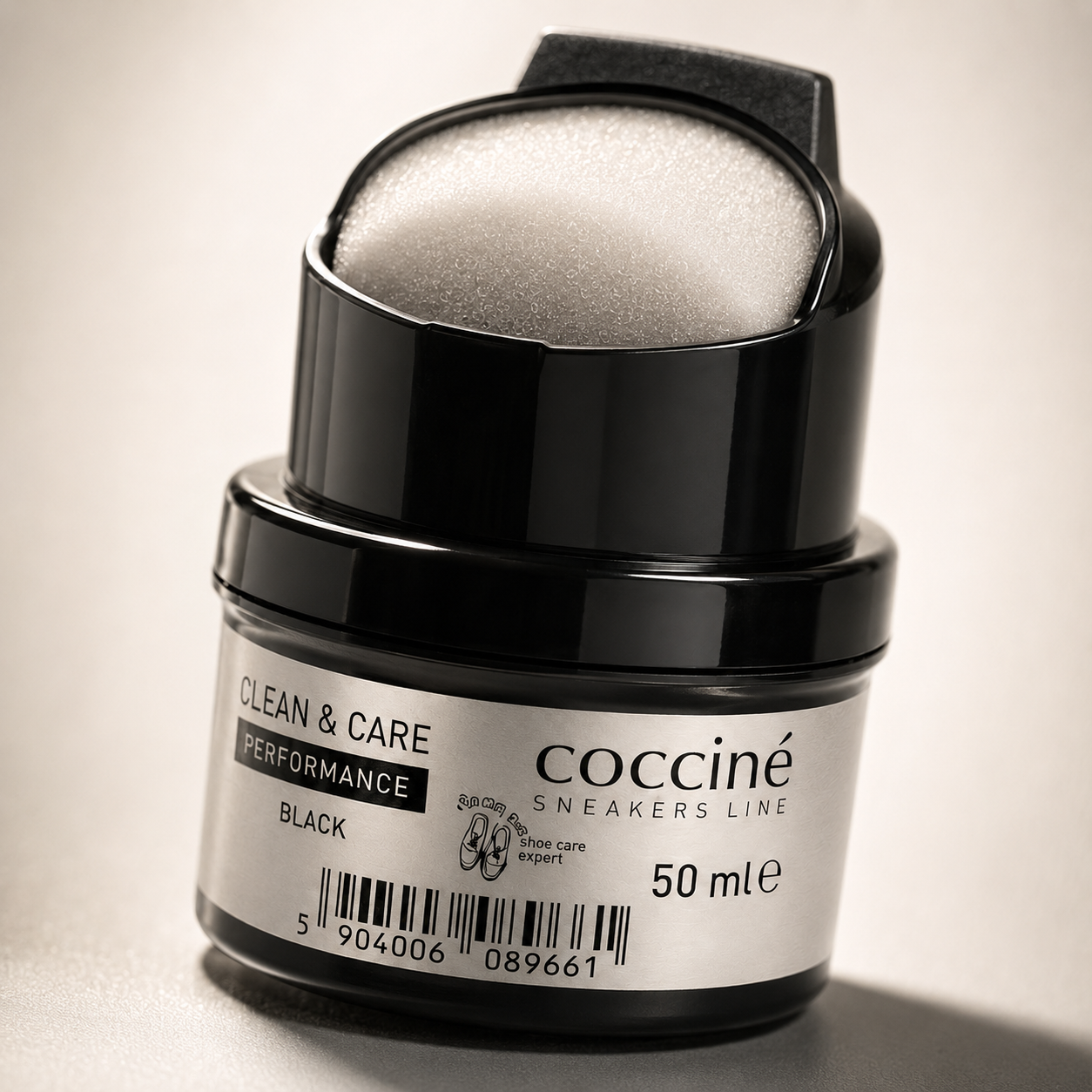 Coccine Grease for Shoes Grăsime Pantofi Piele Negru 50ml