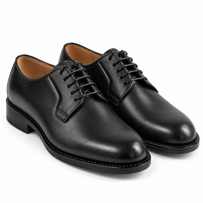 Pantofi Eleganți Bărbați CONHPOL 2809-800B-00P28 Negru – Piele Naturală