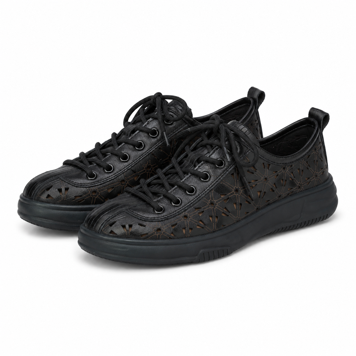 PANTOFI PERFORATI CASUAL DAMA FORMAZIONE 98088 NEGRI