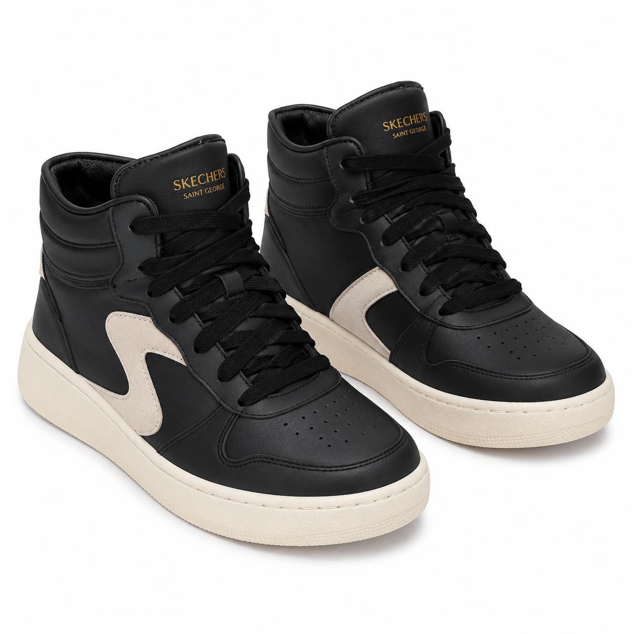 GHETE CASUAL ADOLESCENTI SKECHERS 185031 BKNT