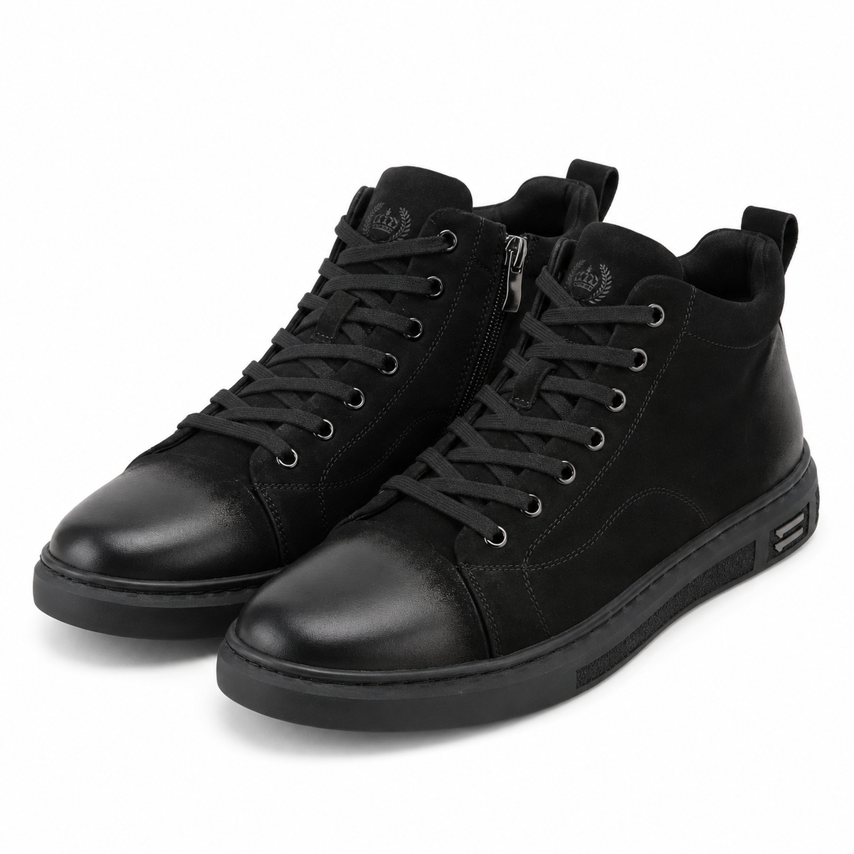 GHETE CASUAL BARBATI FRANCO GERARDO 86008 NEGRE VELUR
