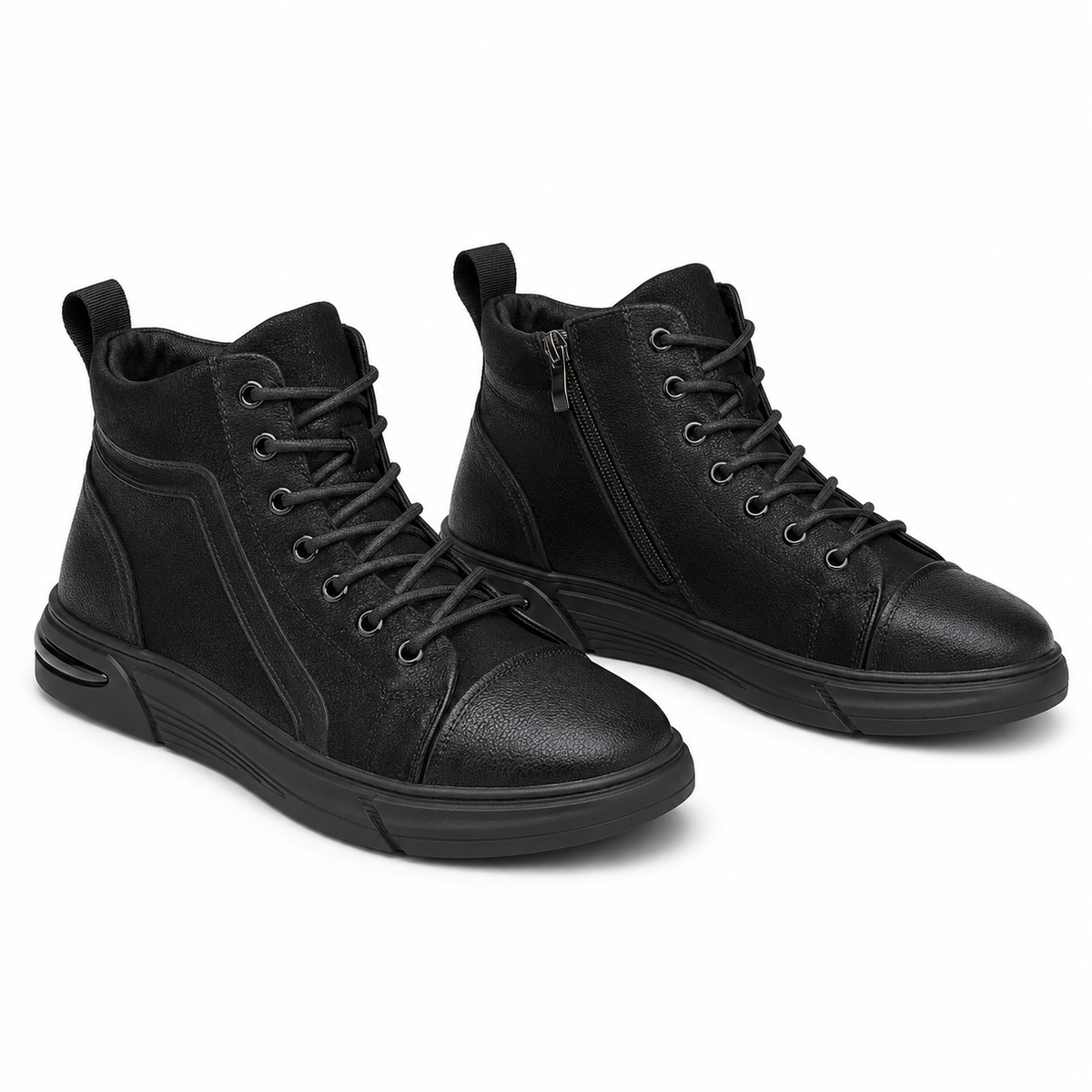 GHETE CASUAL BARBATI FRANCO GERARDO 9550B NEGRE NUBUCK
