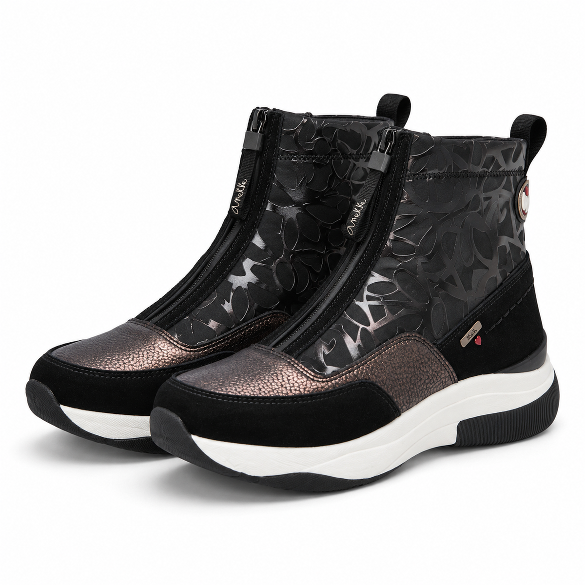 GHETE CASUAL DAMA ANEKKE 39372-852 NEGRE
