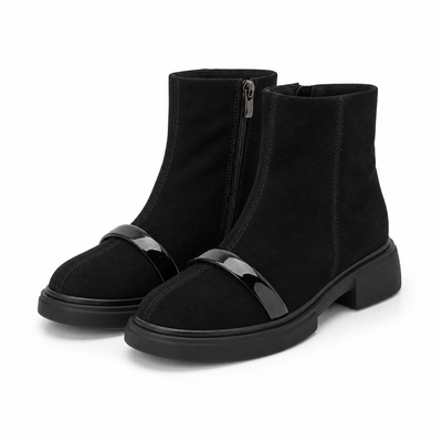 GHETE CASUAL DAMA ANNA VIOTTI M117-Q600 NEGRE VELUR