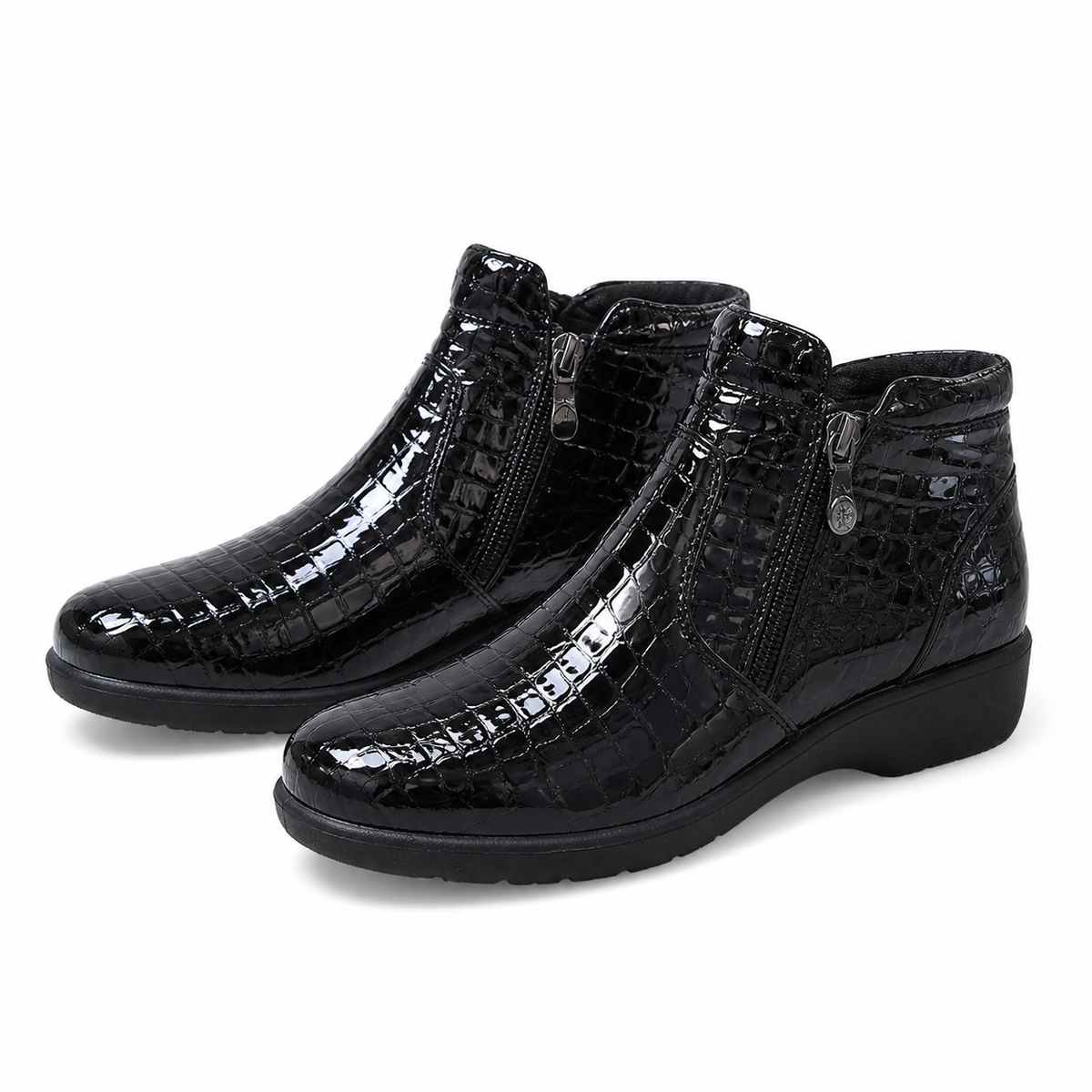 GHETE CASUAL DAMA CAPRICE 25460-45 014 NEGRE CROCO
