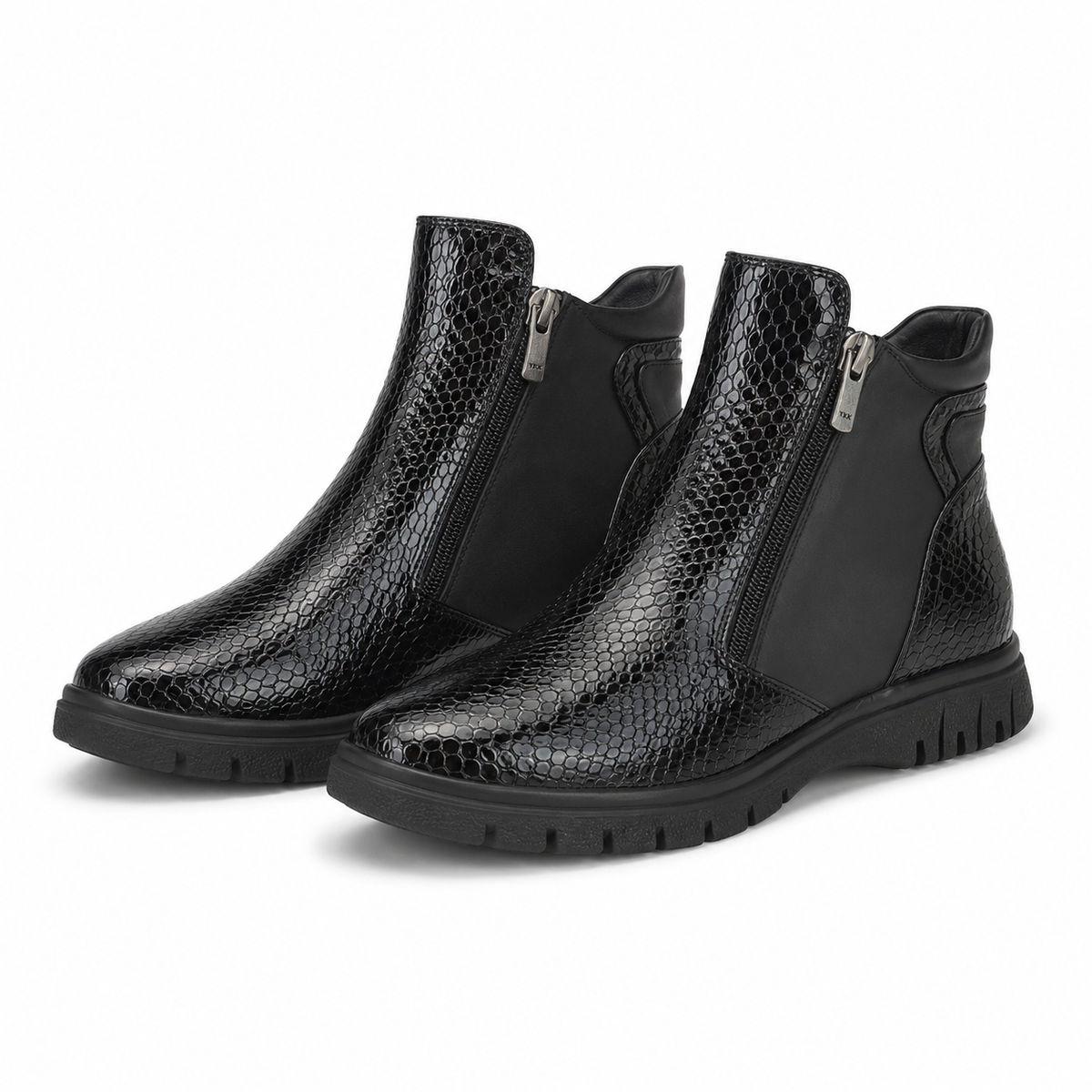 GHETE CASUAL DAMA DOGATI 013 10025 NEGRE CROCO