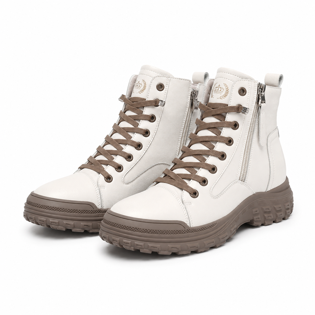GHETE CASUAL DAMA FRANCO GERARDO 1292 OFF WHITE (GREY)
