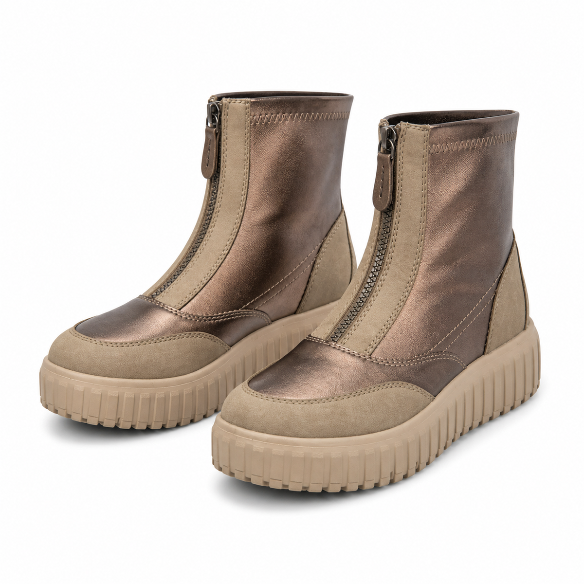 GHETE CASUAL DAMA JANA 25468-45 298 GRI METALIC