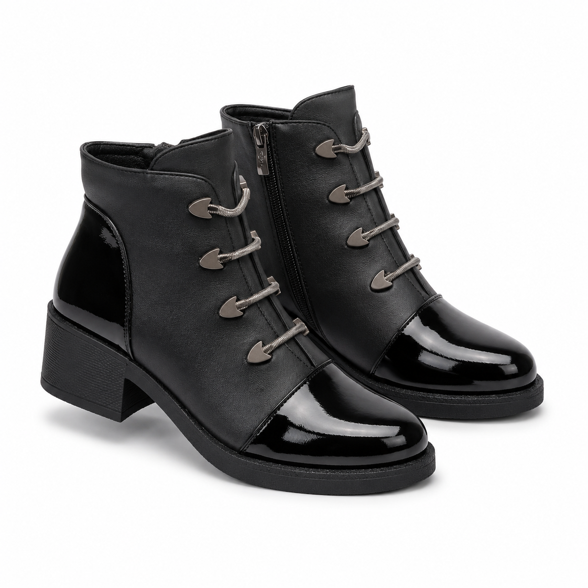 GHETE CASUAL DAMA KARISMA H3X2057-1 01-N NEGRE + LAC