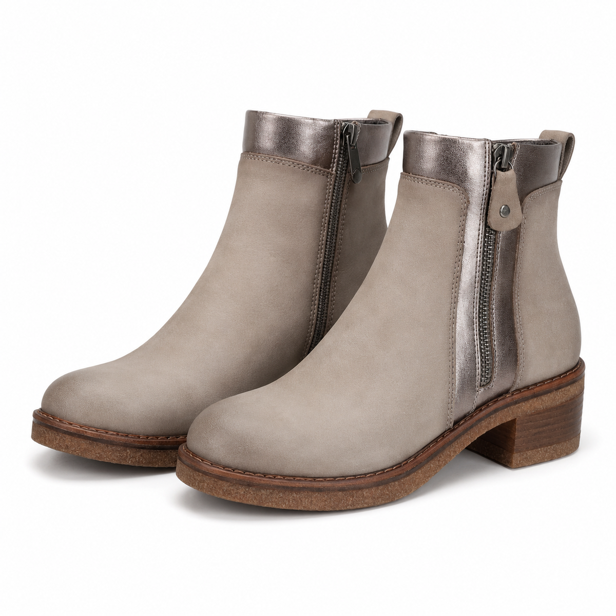 GHETE CASUAL DAMA MARCO TOZZI 25064-43 BEJ NUBUCK