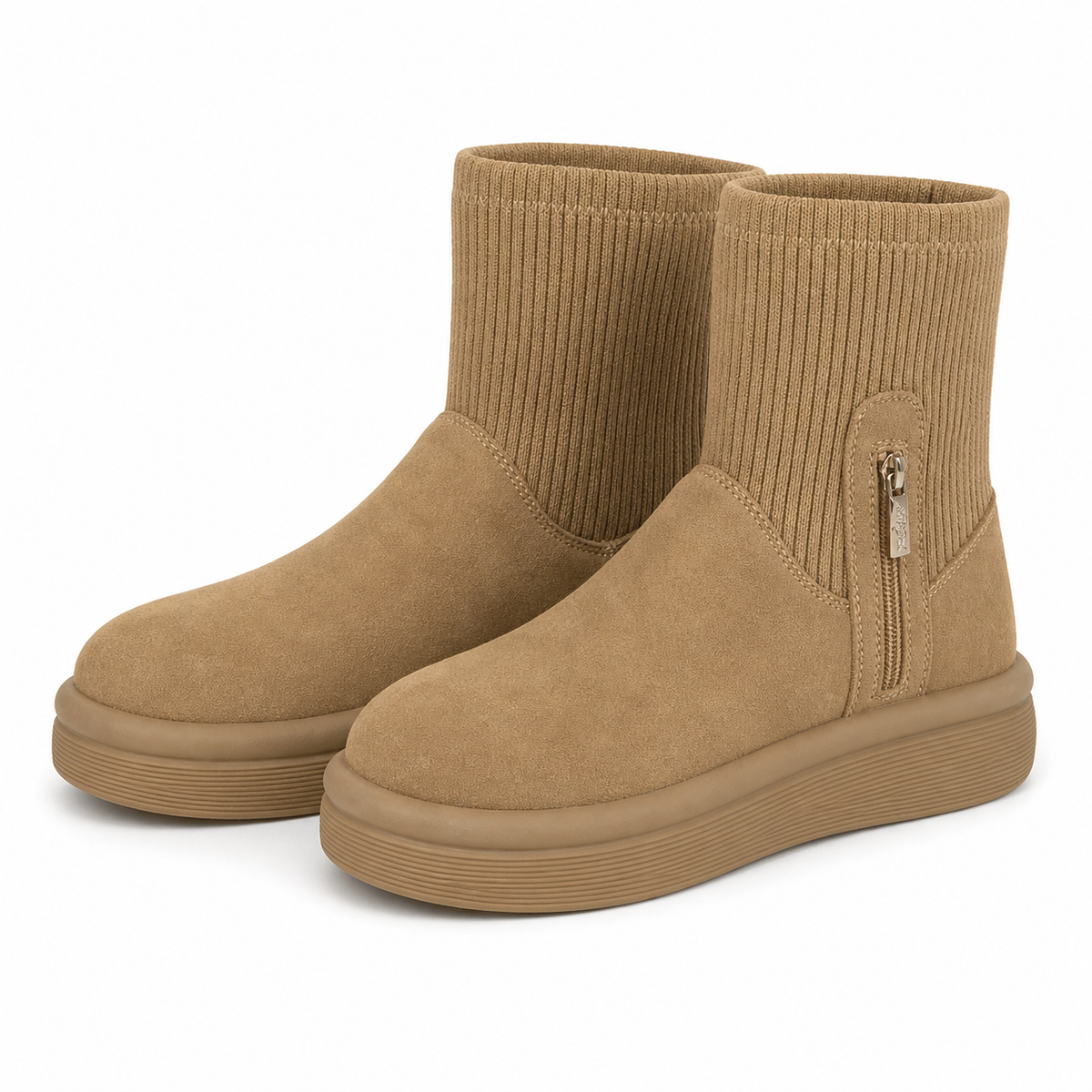 GHETE CASUAL DAMA PASS 870008B 03-Z CAMEL VELUR APRICOT