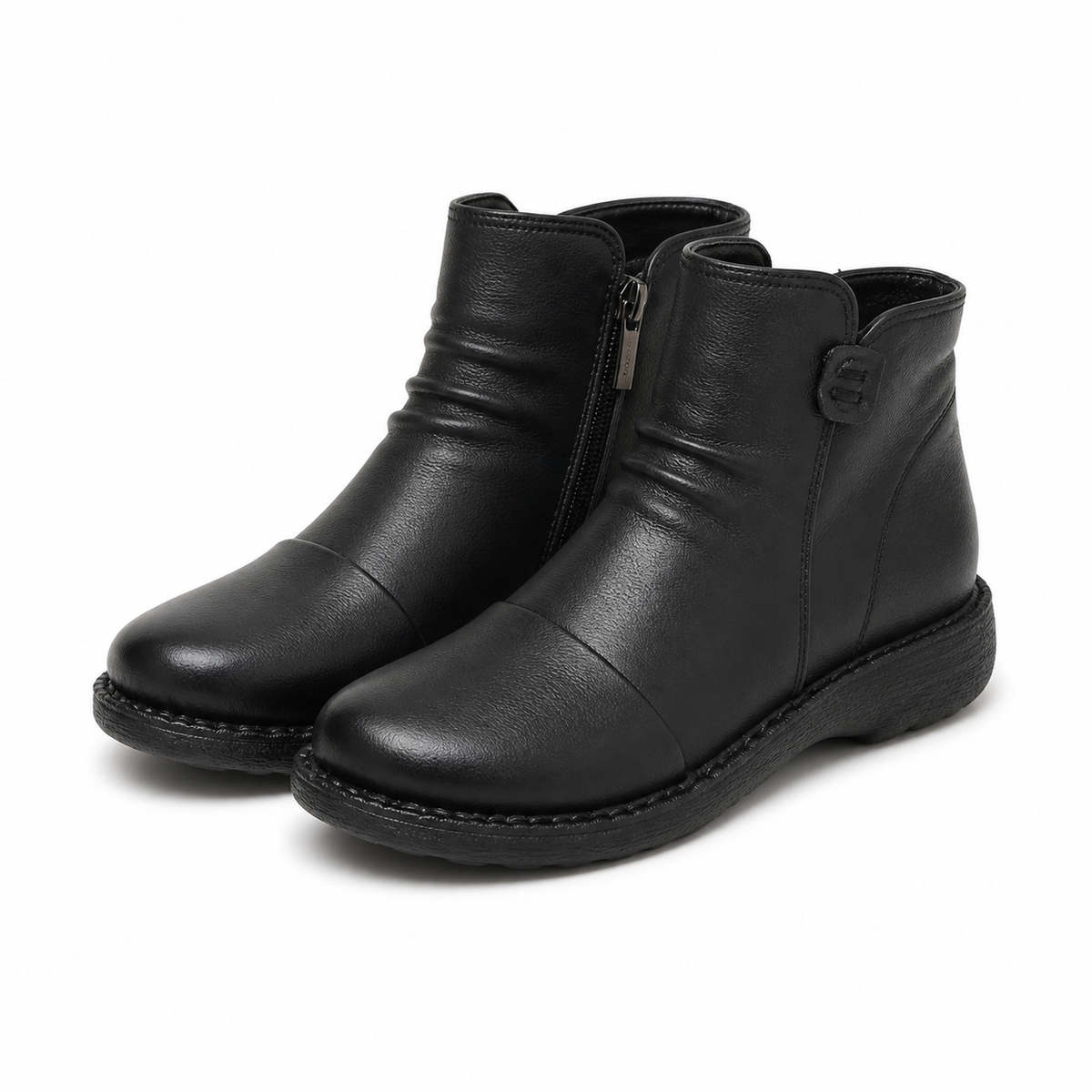 GHETE CASUAL DAMA PASS 870027A 01-N NEGRE