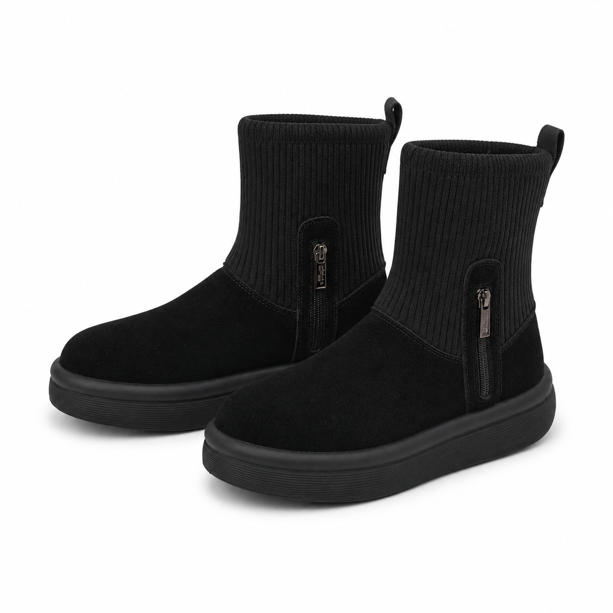 GHETE CASUAL DAMA PASS 87008A 01-Z NEGRE VELUR