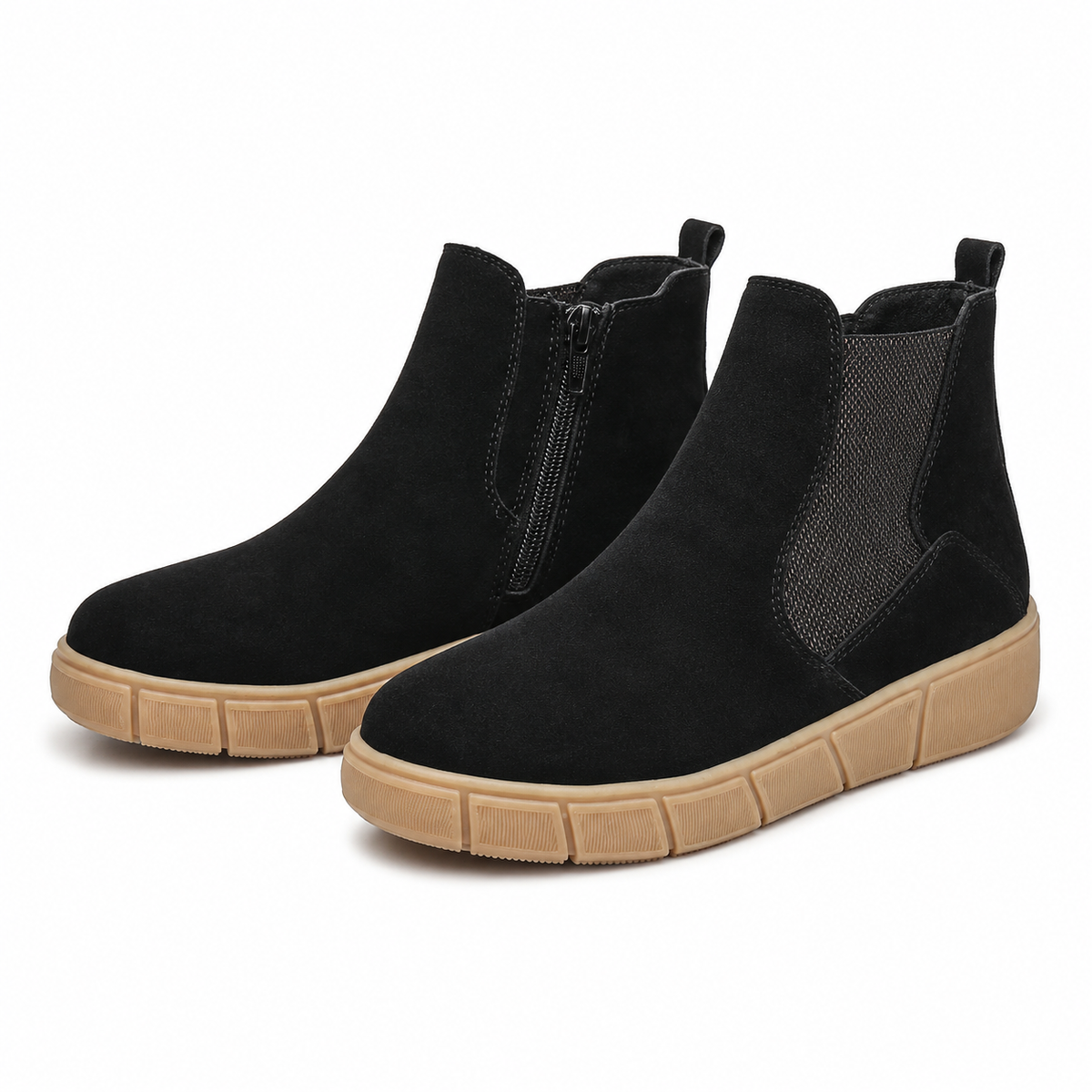 GHETE CASUAL DAMA REMONTE D1 T71-00 NEGRE VELUR