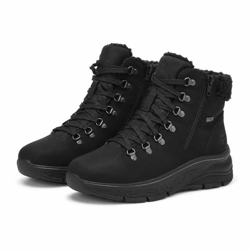GHETE CASUAL DAMA RIEKER 48034-00 NEGRE