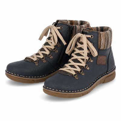 GHETE CASUAL DAMA RIEKER 73343-15 BLEUMARIN