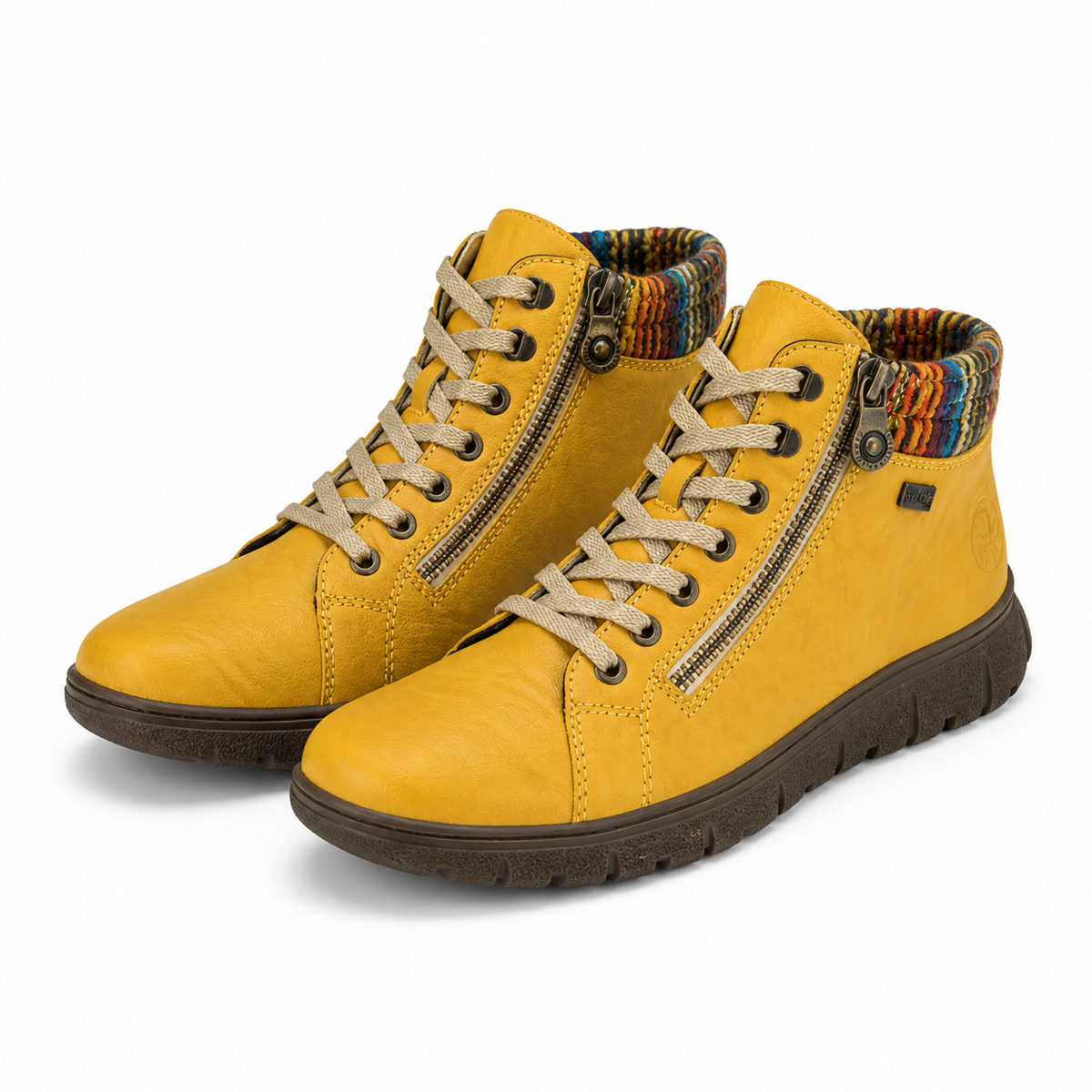GHETE CASUAL DAMA RIEKER N1305-68 GALBENE
