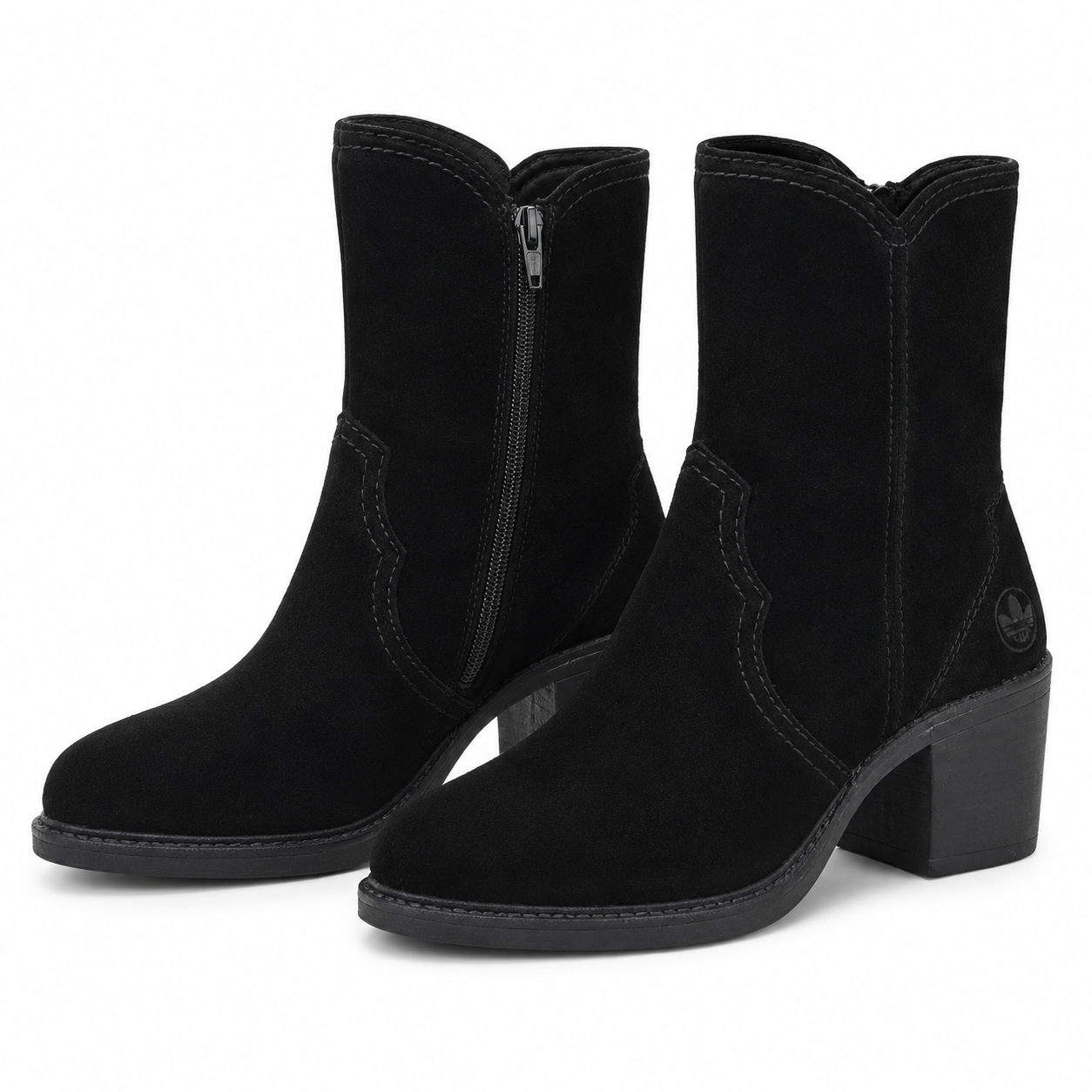 GHETE CASUAL DAMA RIEKER Y1251-00 NEGRE VELUR