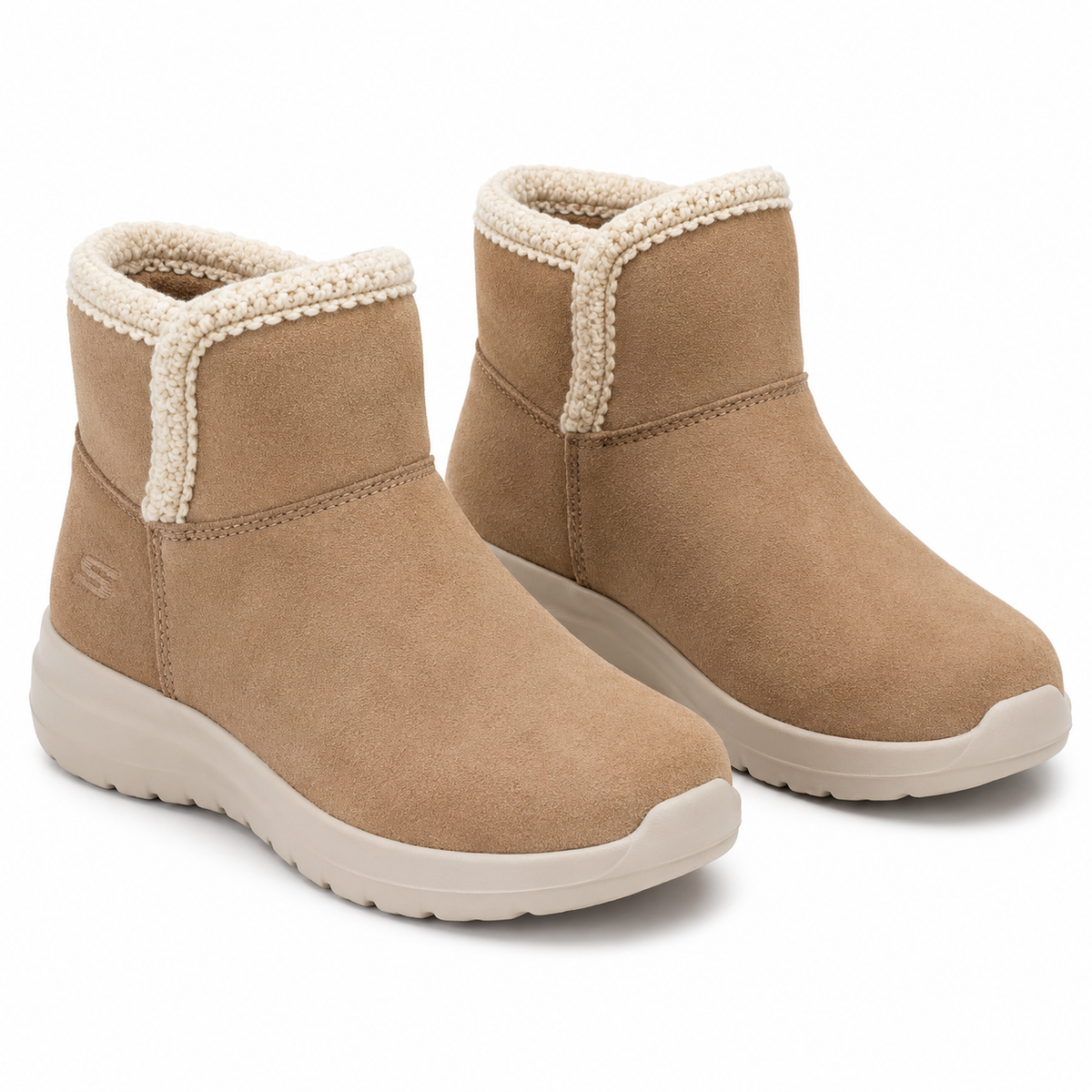 GHETE CASUAL DAMA SKECHERS 144113 TAN