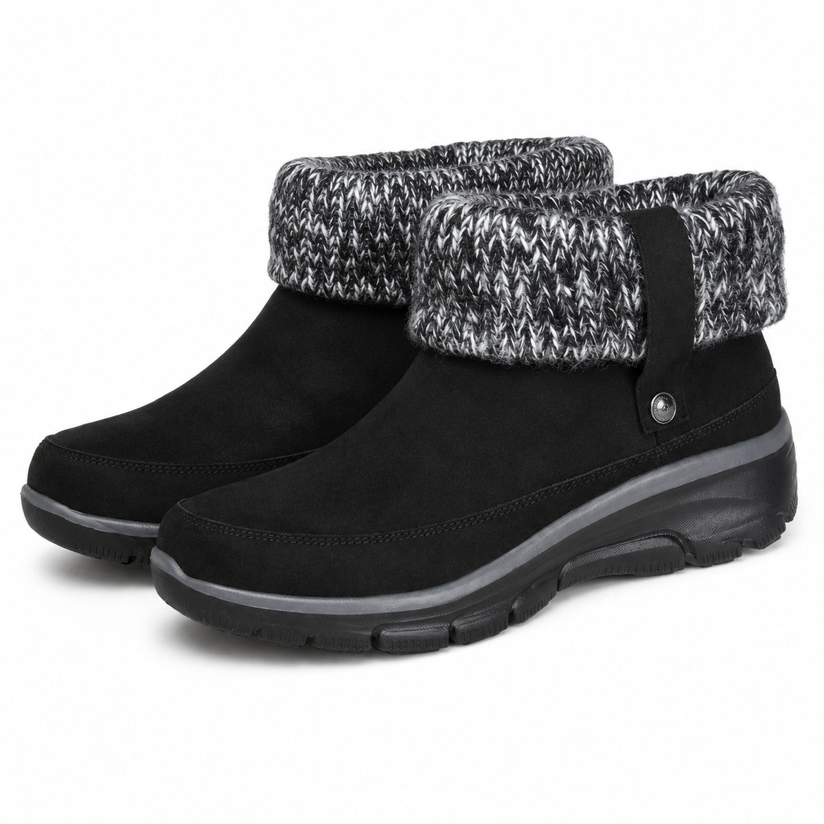 GHETE CASUAL DAMA SKECHERS 49539 BLK NEGRE