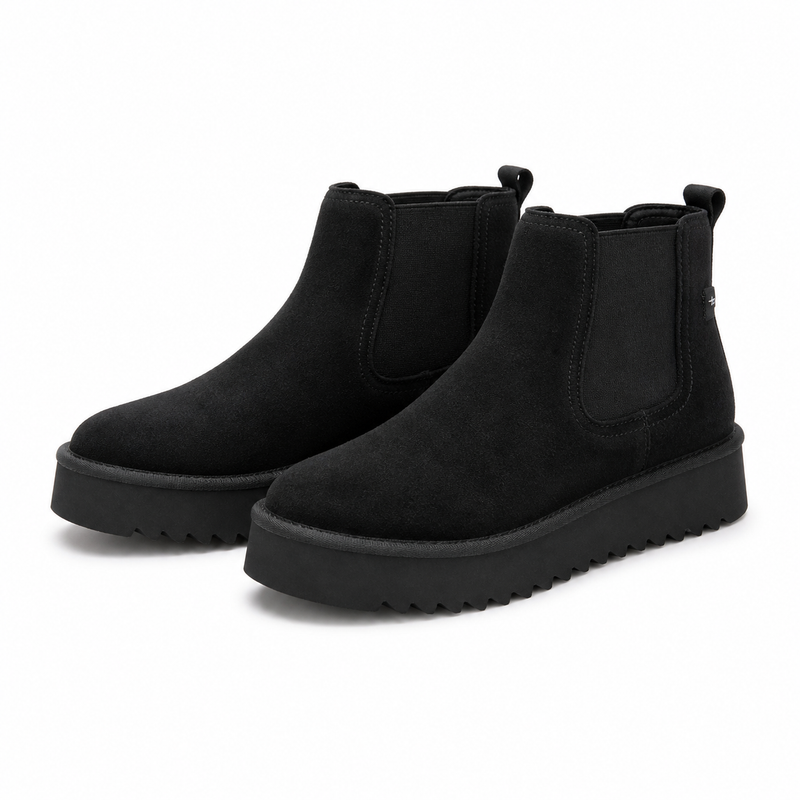 GHETE CASUAL DAMA TAMARIS 26419-45 001 NEGRE VELUR