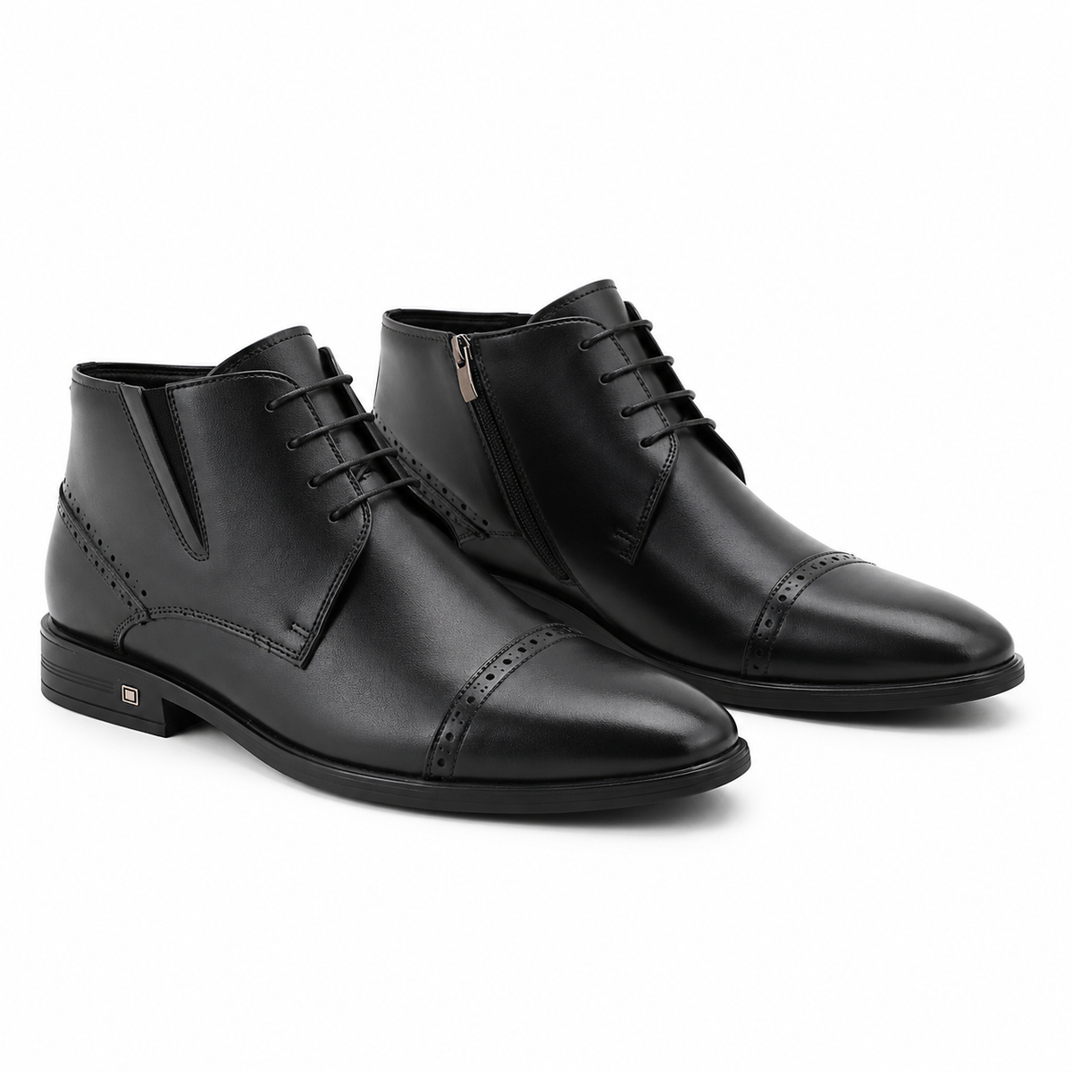 GHETE ELEGANTE BARBATI ELDEMAS H19-812 NEGRE