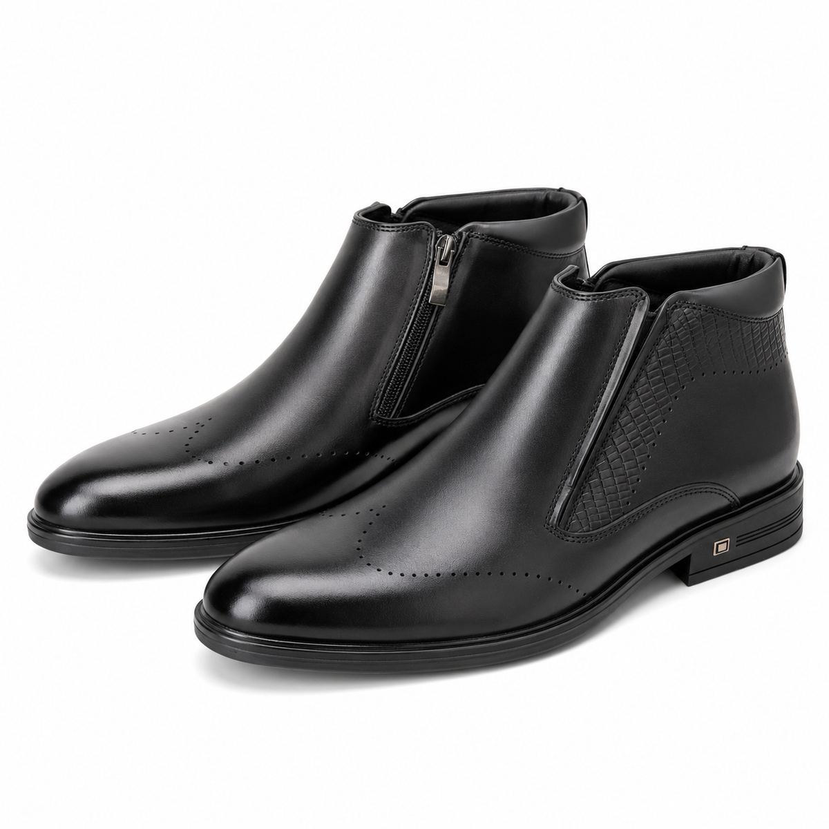 GHETE ELEGANTE BARBATI ELDEMAS H788-022 NEGRE