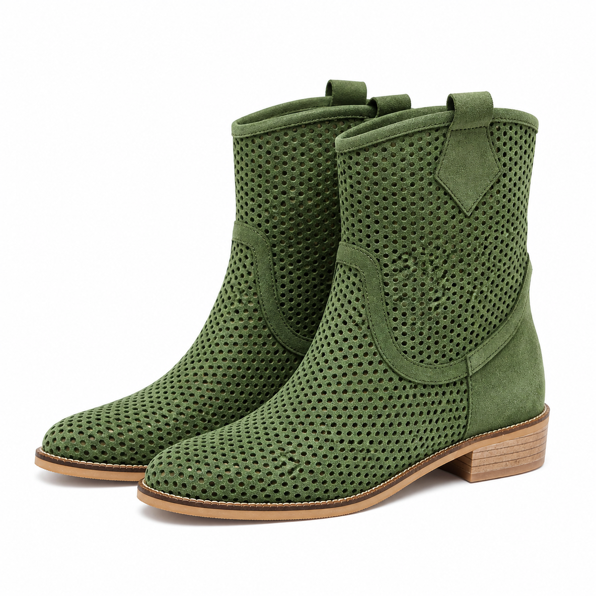 GHETE ELEGANTE DAMA DOGATI 095 3952-13 VERDE SUEDE 2410