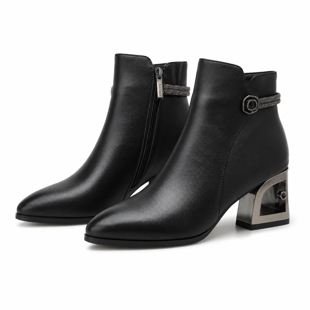 GHETE ELEGANTE DAMA JOSE SIMON K45-110 NEGRE