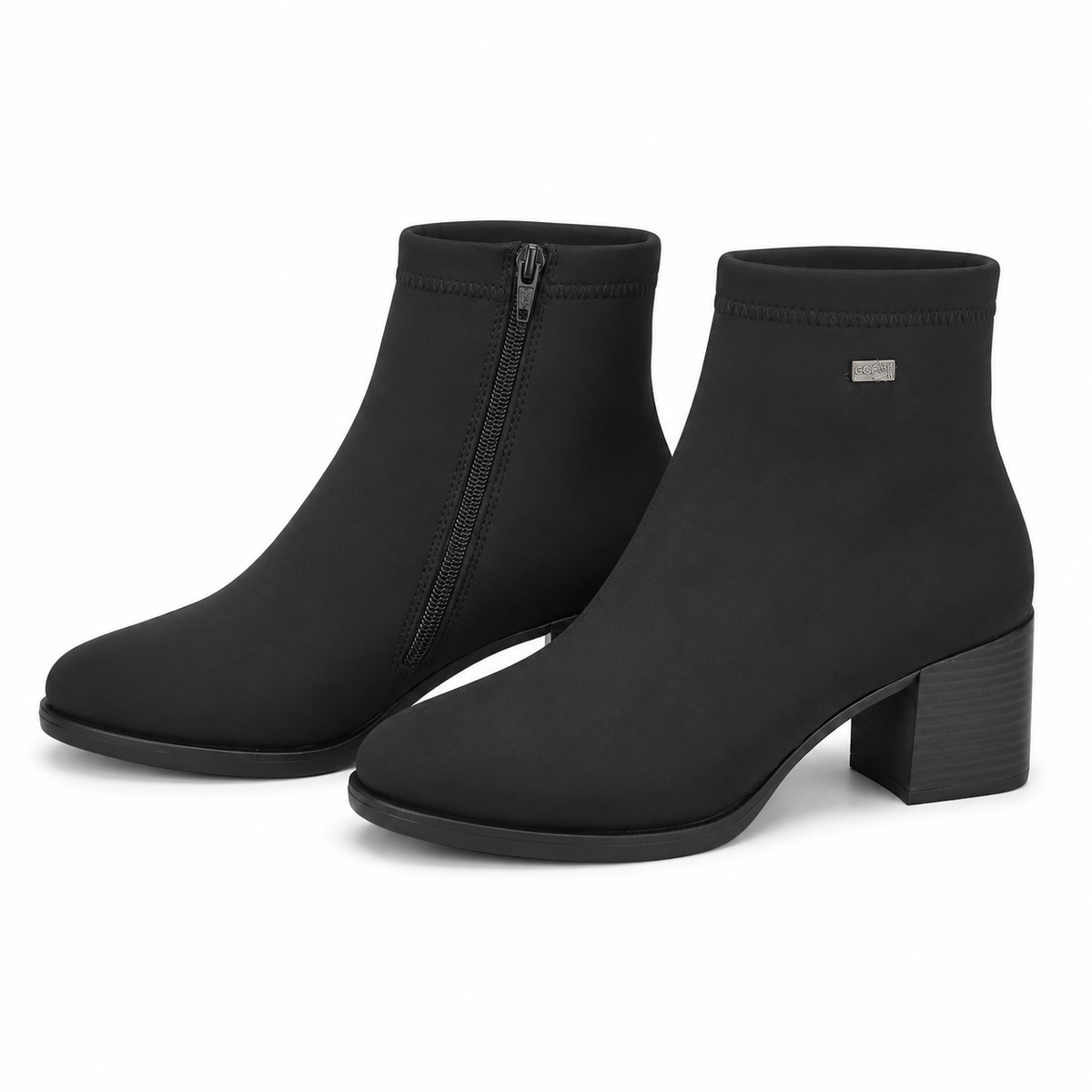 GHETE ELEGANTE DAMA REMONTE D0V77-00 NEGRE STRETCH