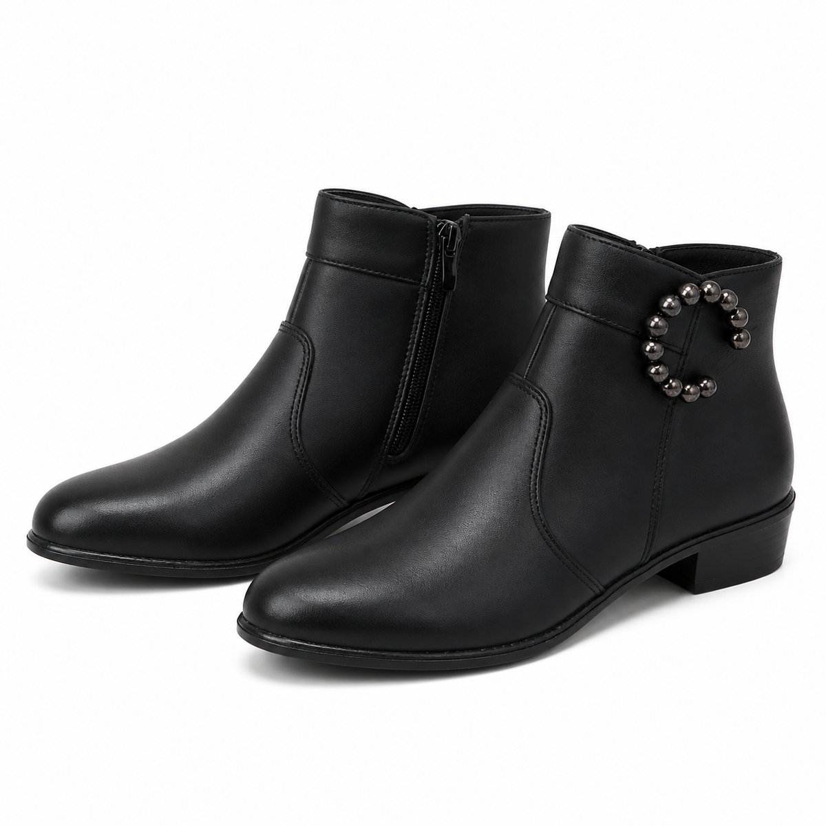 GHETE ELEGANTE DAMA RIEKER Y0797-00 NEGRE