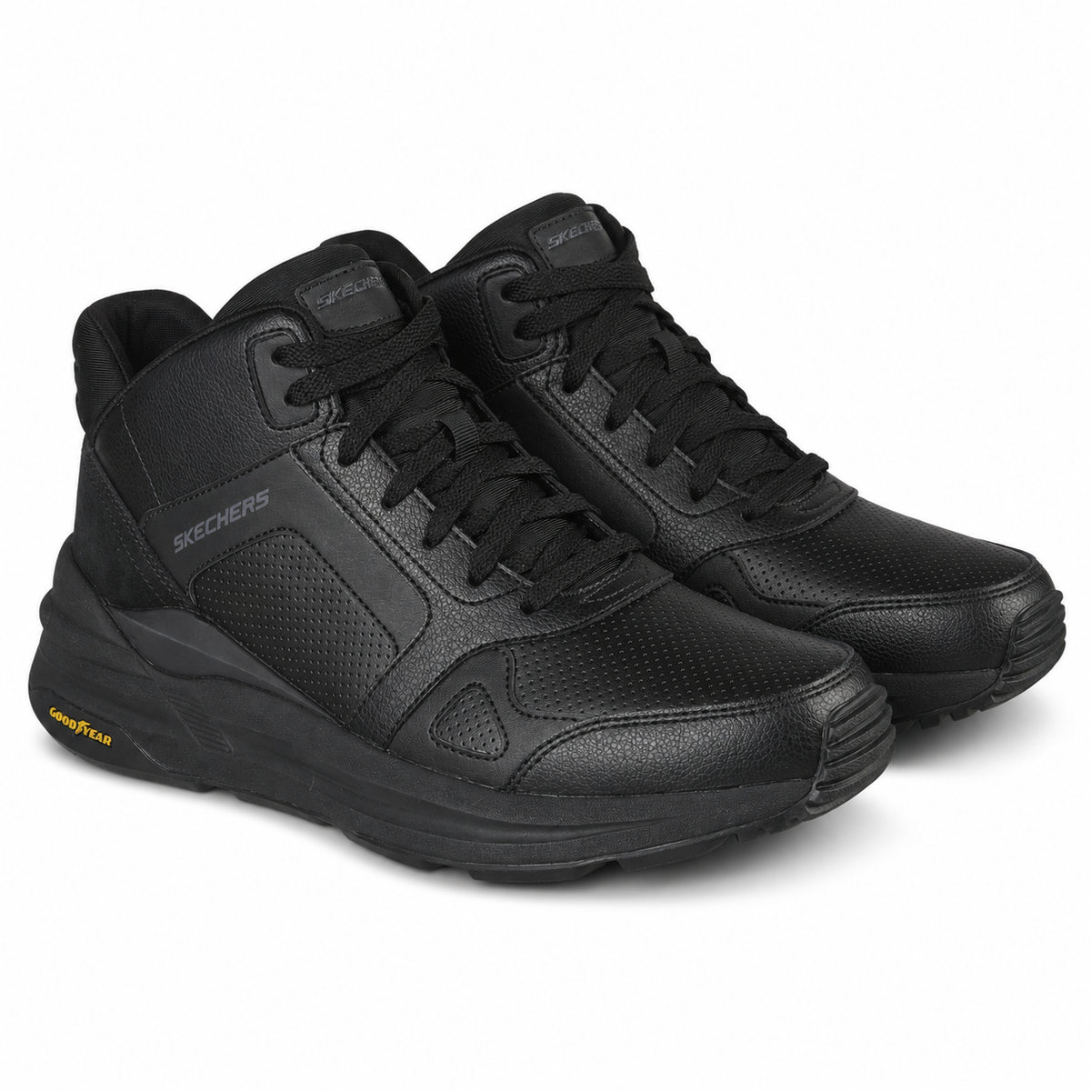 Ghete Sport Bărbați Skechers 237204 Negre – Piele Ecologică