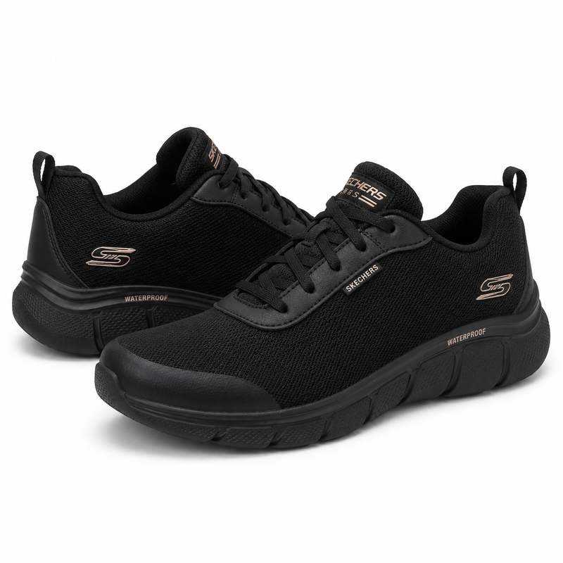 PANTOFI SPORT DAMĂ SKECHERS 117351 BBK NEGRI
