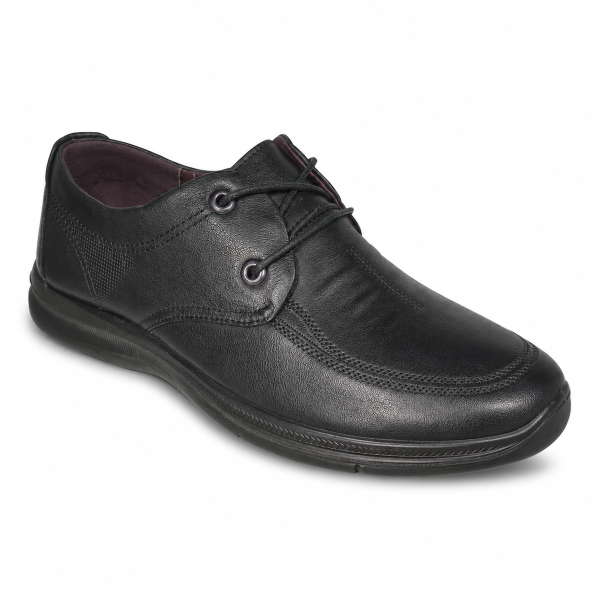 Pantofi Casual Bărbați MELS 717396 Negru – Piele Naturală