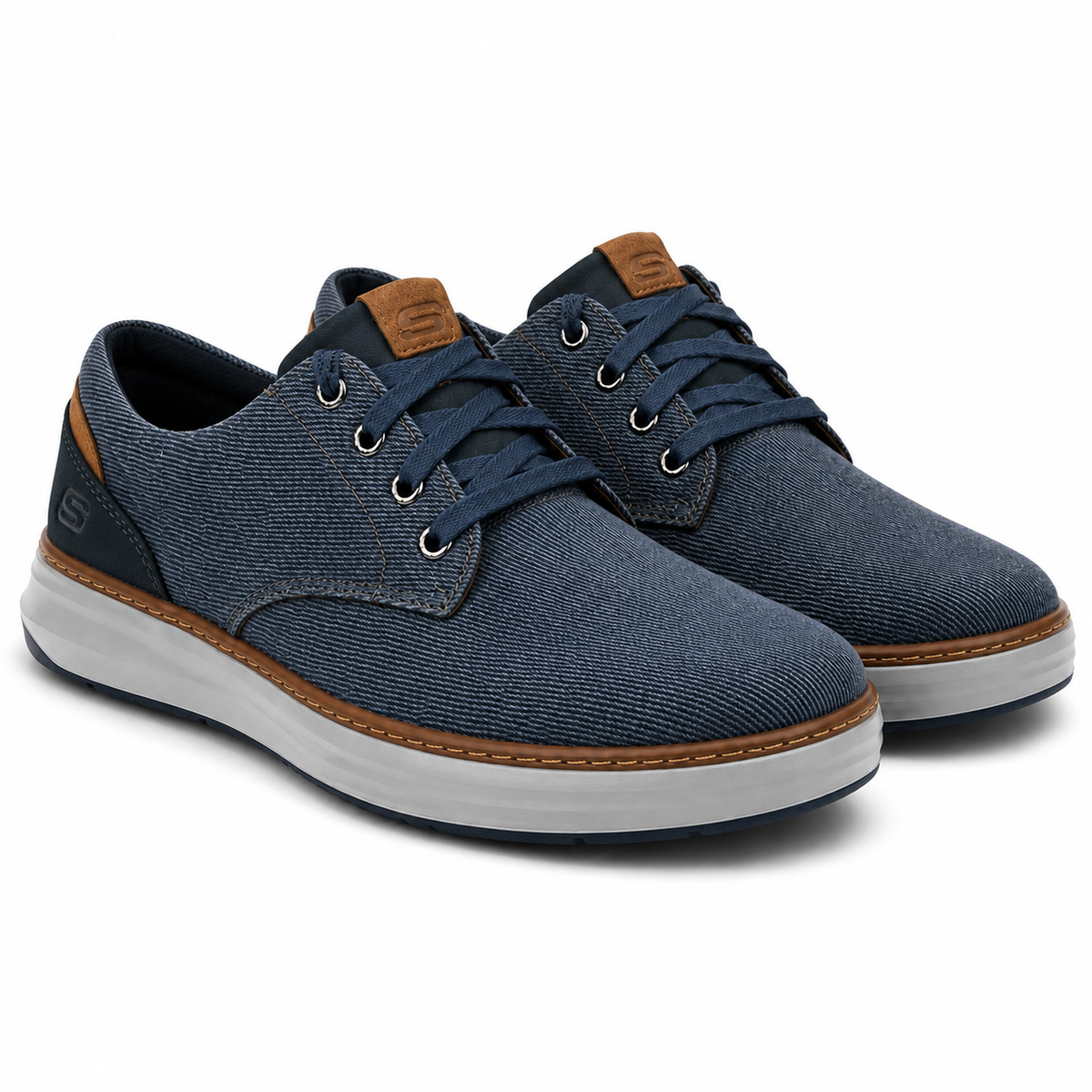 PANTOFI CASUAL BĂRBAȚI SKECHERS 65981 NVY NAVY