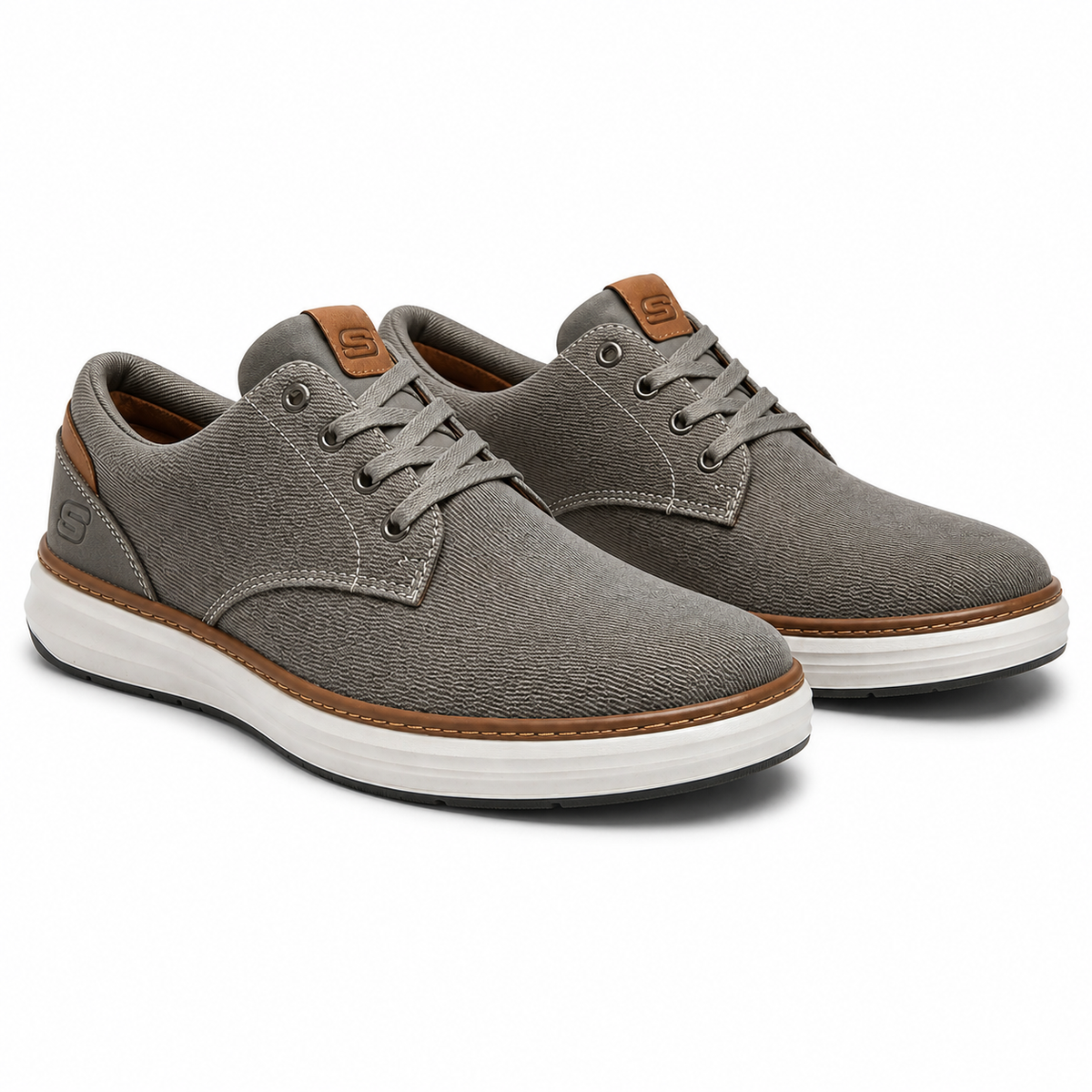 PANTOFI CASUAL BĂRBAȚI SKECHERS 65981 TPE BEJ