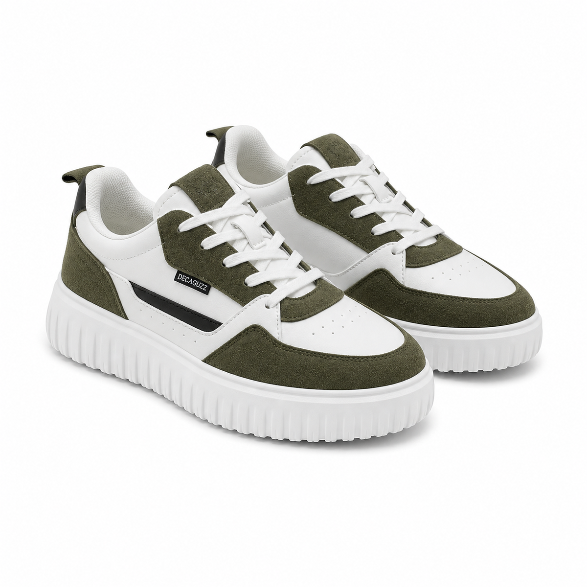 PANTOFI CASUAL BARBATI DECAR Y237 ALBI CU KAKI VELUR
