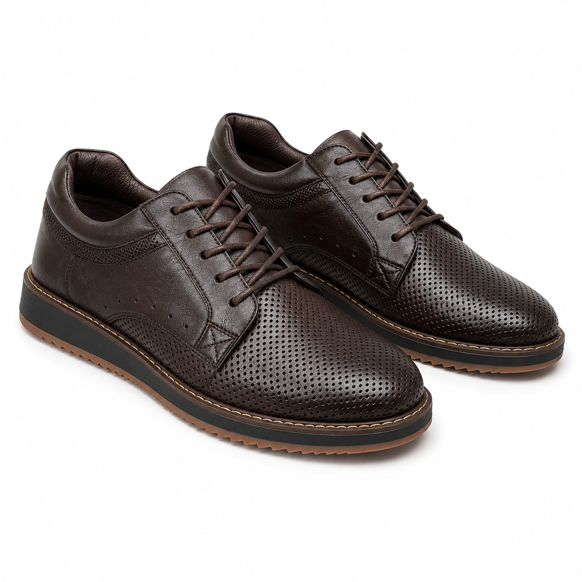 PANTOFI CASUAL BARBATI ELDEMAS F116830-1 COFFEE