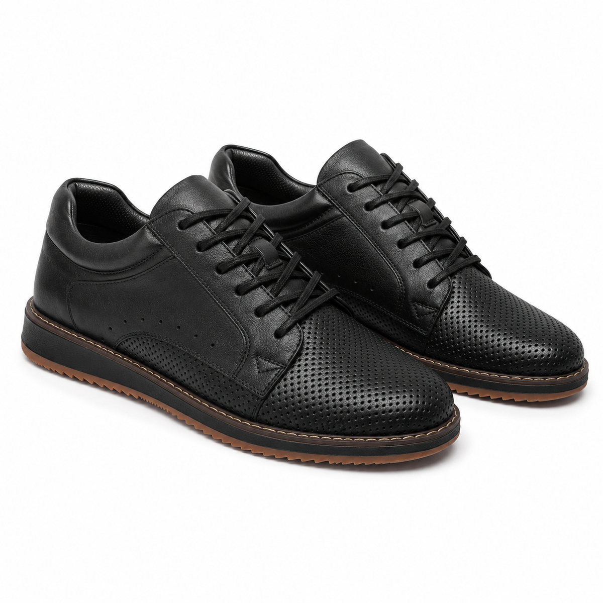 PANTOFI CASUAL BARBATI ELDEMAS F116830-1 NEGRI