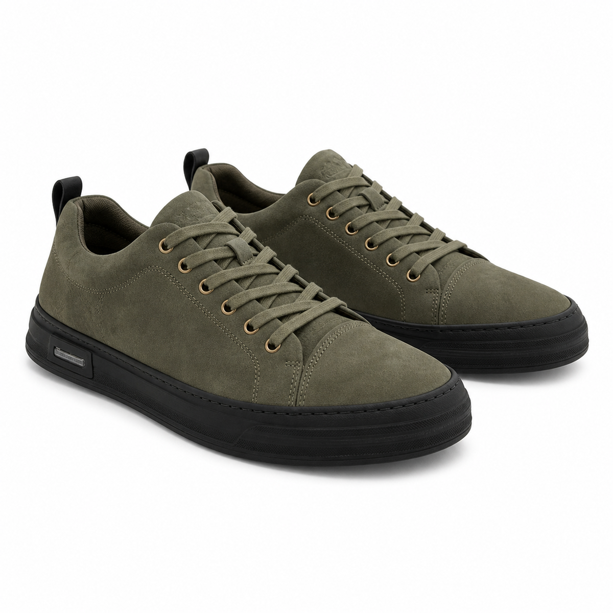 PANTOFI CASUAL BARBATI FRANCO GERARDO 24208B VERZI KHAKI