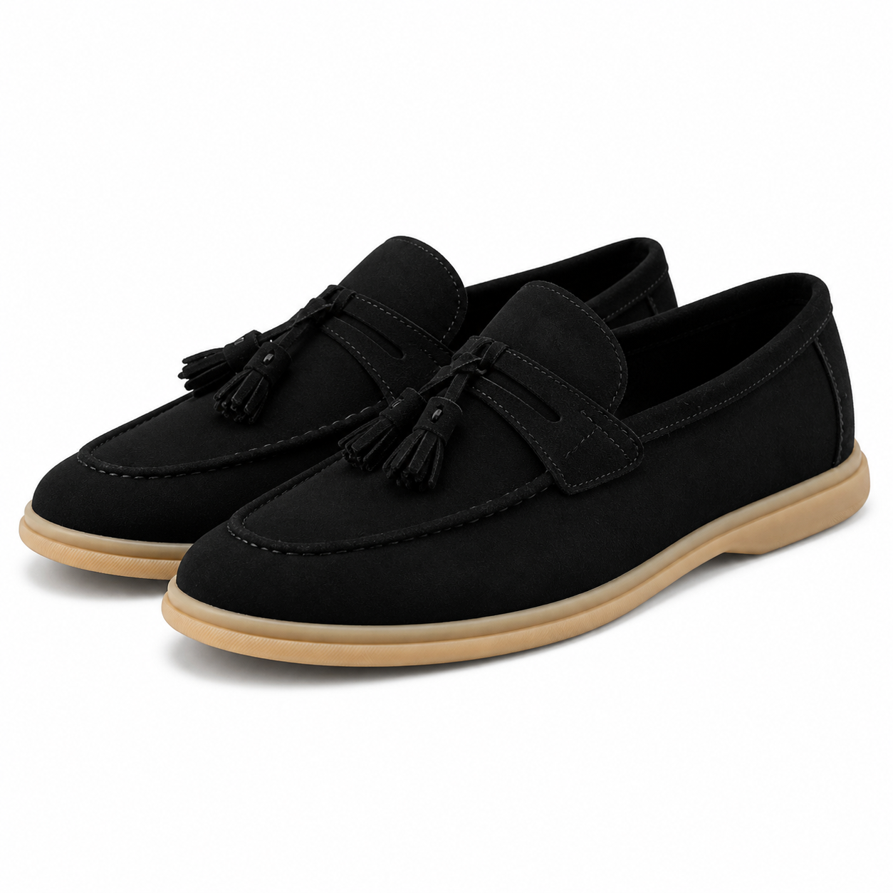 PANTOFI CASUAL BARBATI FRANCO GERARDO 25891 NEGRUT VELUR