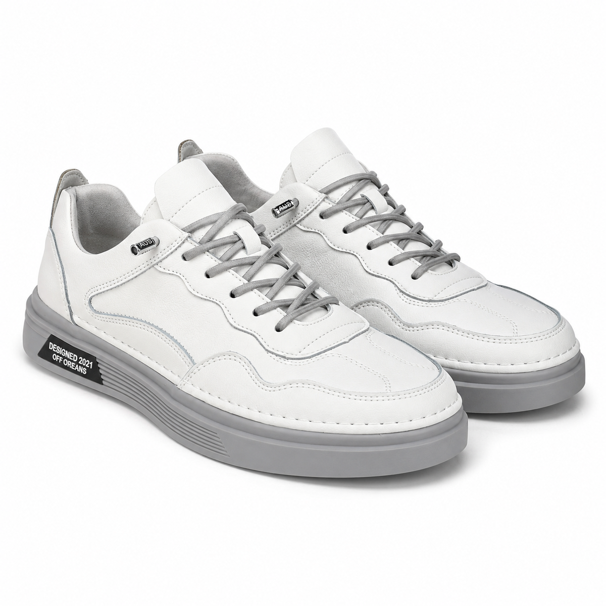 PANTOFI CASUAL BARBATI MELS 6023 ALBI